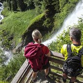 aussichtsplattform am partschinser wasserfall