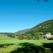 wiesen pfitsch schloss moos und dahinter flains