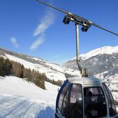 wipptal winter noerdlich von sterzing richtung gossensass kabine rosskopf bahn