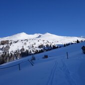 blick richtung flatschspitz winter