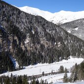 wipptal bei brenner zwischen pontigl und brennerbad winter