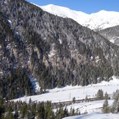 wipptal bei brenner zwischen pontigl und brennerbad winter