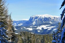 aussicht schlern und wiesen bei steinegg gummer winter