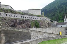 Franzensfeste Festung Aussenbereich Ueberblick